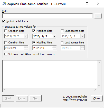 文件时间戳修改器 eXpress TimeStamp Toucher插图