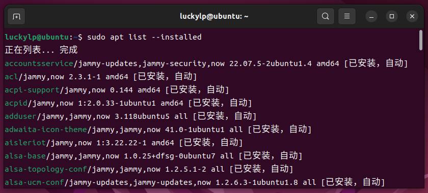 如何列出 Ubuntu 和 Debian 上安装了哪些软件包插图