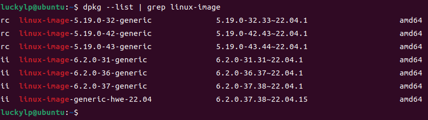 删除 Debian、Ubuntu 中不使用的旧版的内核插图