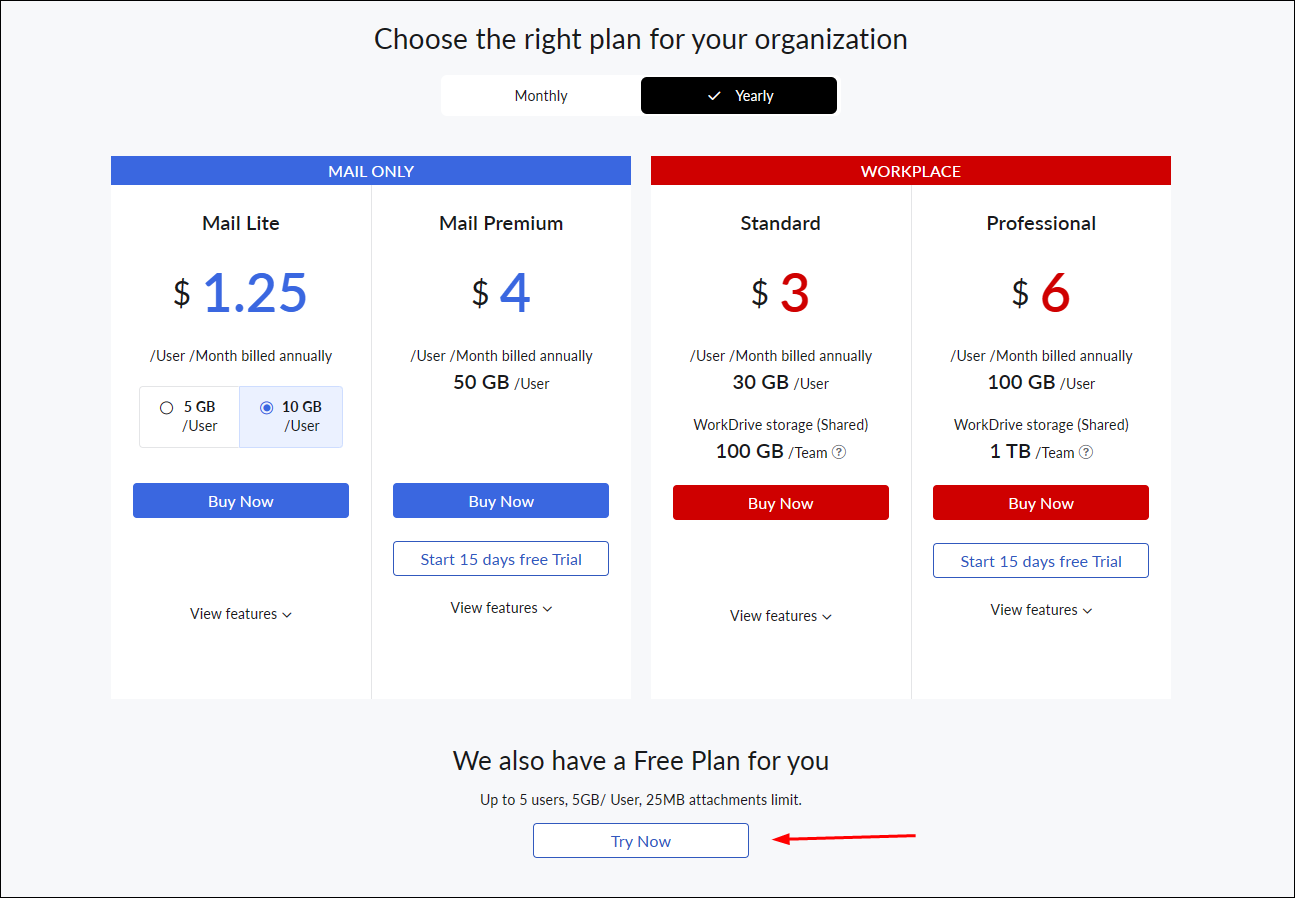 Zoho 免费注册属于自己的企业级域名邮箱插图6 Zoho 免费注册属于自己的企业级域名邮箱插图6